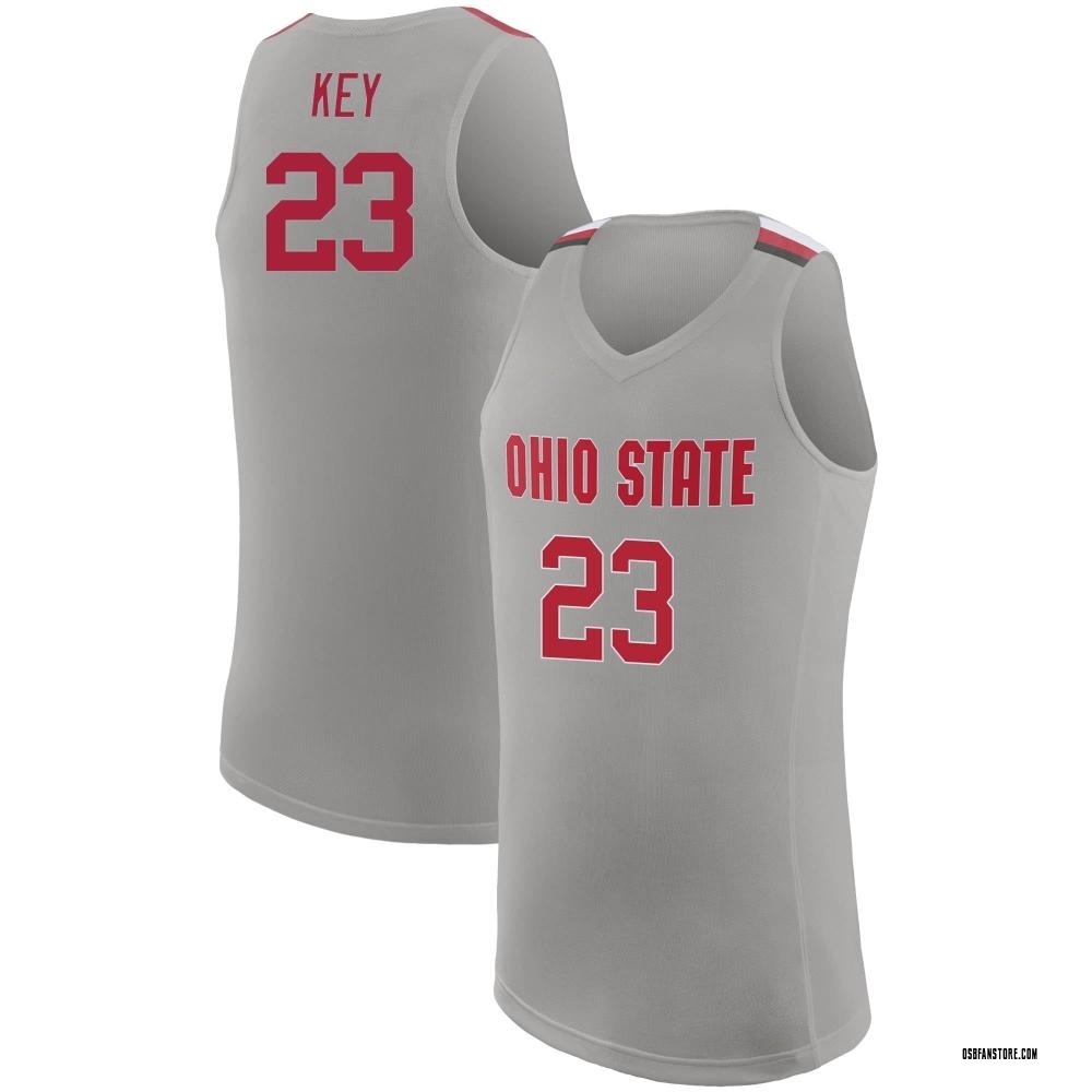 Nike Ohio State Buckeyes #1 Youth Replica Elite Basketball Jersey - Gray